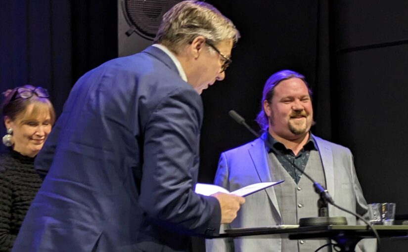Janne Wass mottar Topeliuspriset 2024